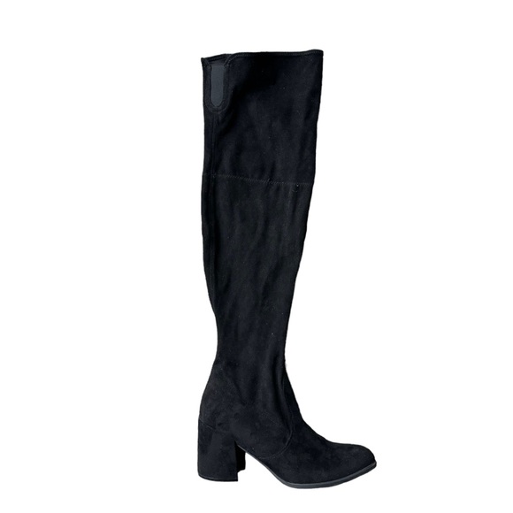 Unisa Undynna Black Over The Knee Boots Size 8.5 - Picture 2 of 8